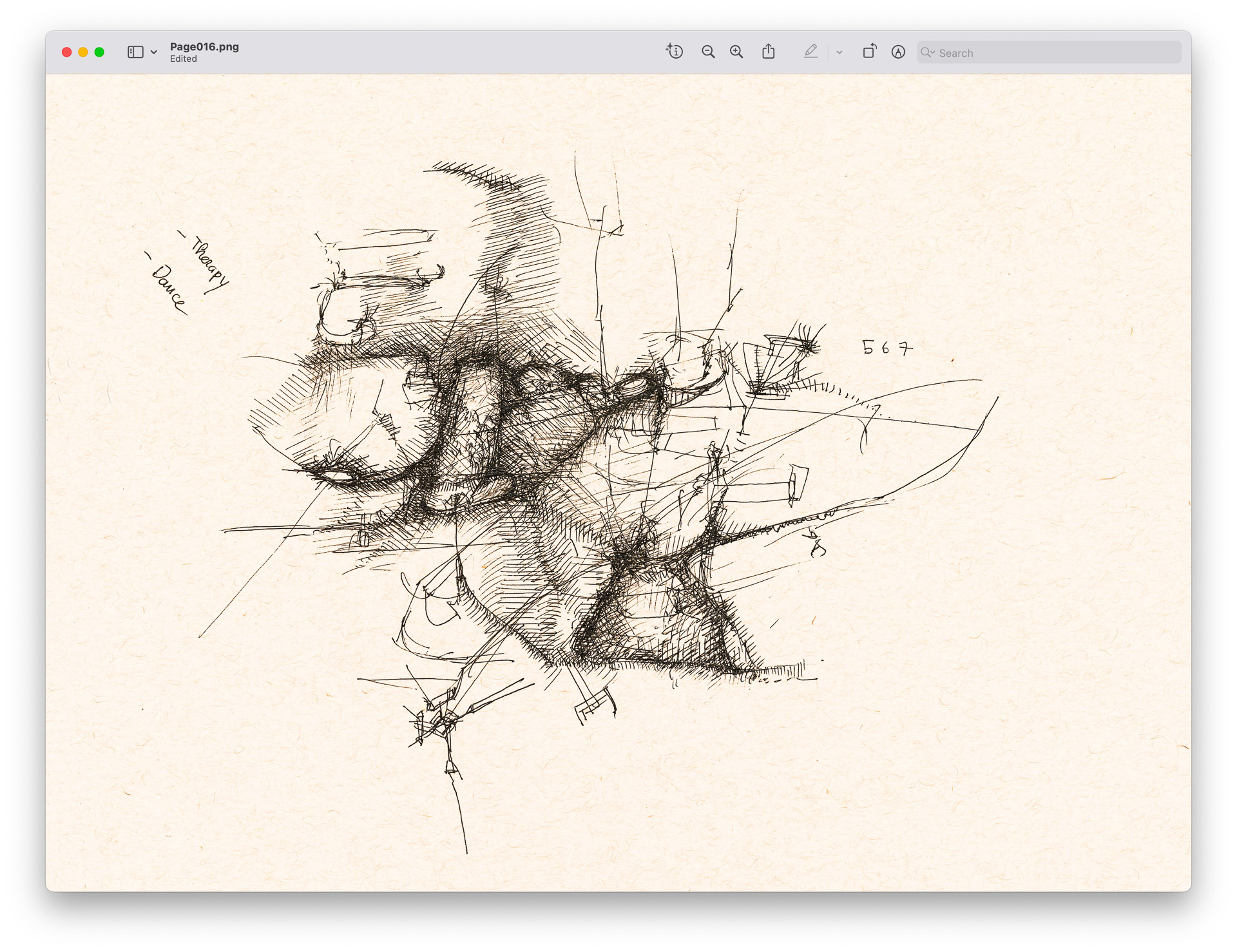 drawings made with simple lines