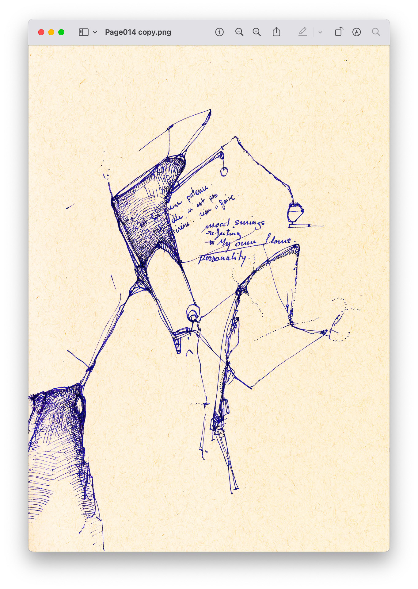 drawings made with simple lines