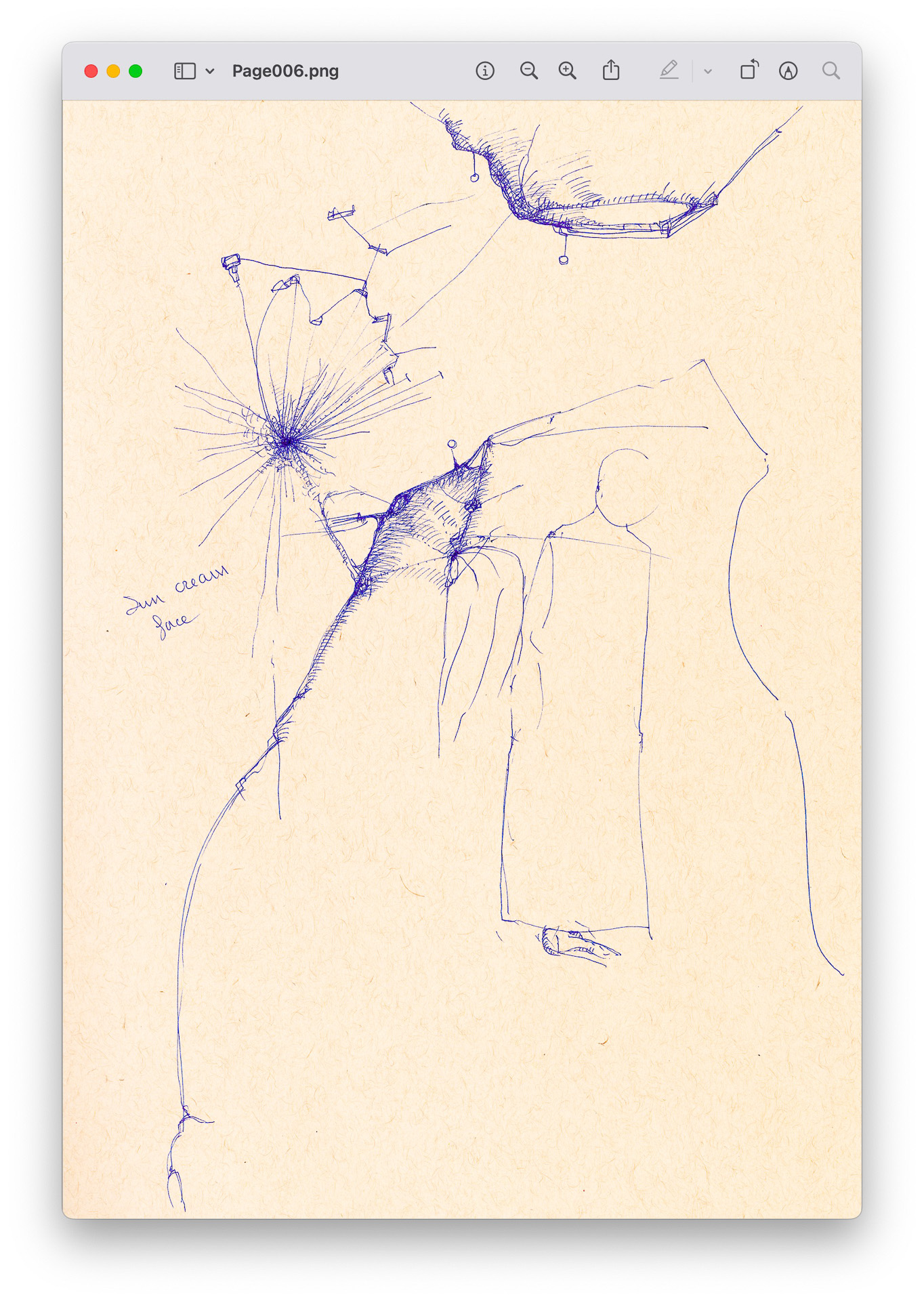 drawings made with simple lines