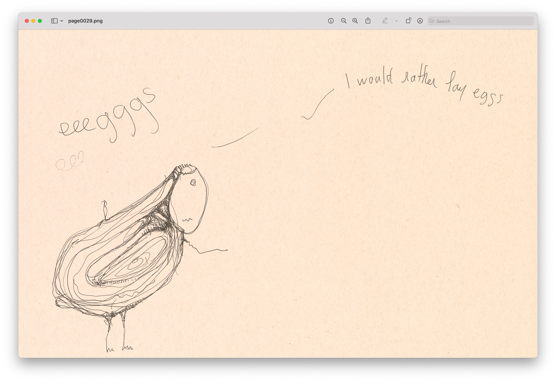 drawings made with simple lines